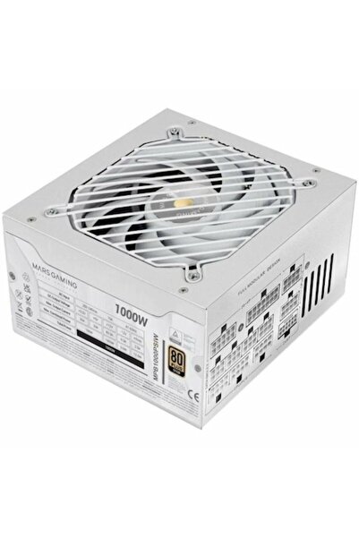 MARS GAMİNG MPB1000PSIW ATX Power Supply 1000W 80 Plus Gold White 15cm fan