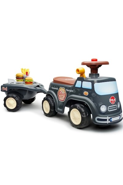 Falk Retro Truck with Trailer, Load Capacity 25 kg, Age 1+, Multicolor