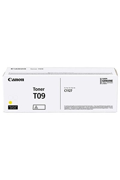 Canon CRG-T09 Yellow Toner, 5,900 pages, for i-Sensys C1127I/IF/P