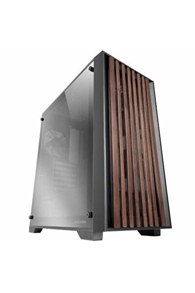 MARS GAMİNG MCWOODDC ATX Semi-tower Case, Black, Windowed, 7 Expansion Slots