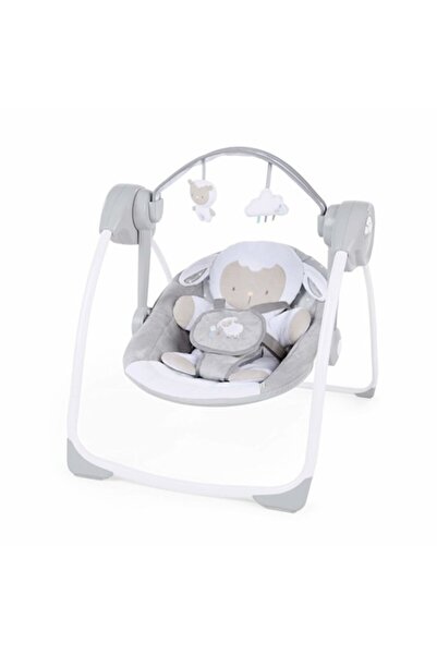 Ingenuity Cuddle Lamb Gray Compact Baby Bouncer 0 - 9 kg
