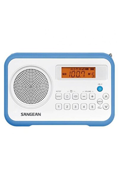 Sangean Radio stereo portabil AM/FM PR-D18W/B - Albastru