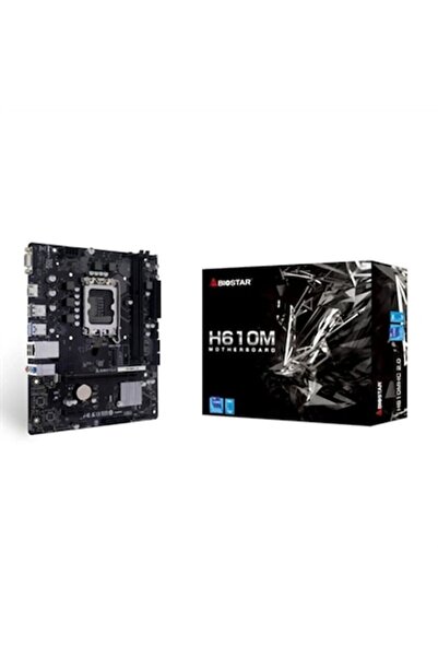 Biostar Placă de bază ATX H610MHC 2.0 LGA 1700, 64GB RAM, Negru