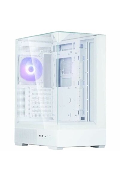 Zalman P40 Prism Plus White ATX Semi-Tower Case (No PSU)