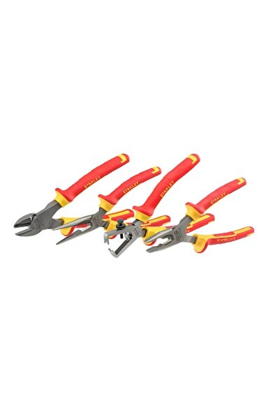 Stanley 4-piece Plier Set, Steel, Multicolor