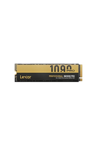 Lexar NM1090 Pro 1 TB SSD, M.2 2280, PCIe 5.0 x4, 14000/10000 MB/s, black/gold