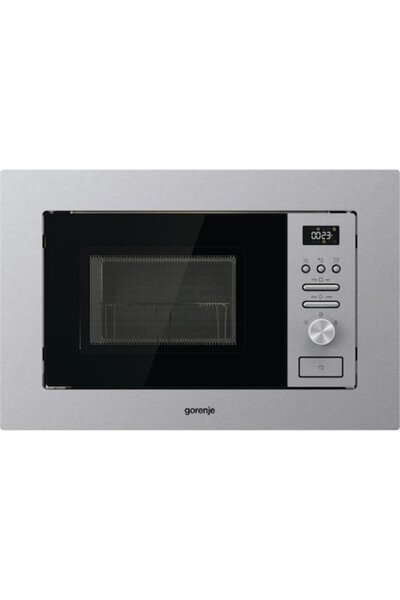 Gorenje Cuptor cu microunde încorporat BM201AG1X, 20 L, 800 W, Grill, Afișaj ...