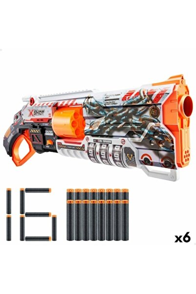 Zuru X-Shot Skins Lock Blaster toy gun, 57x19x6 cm, set of 6