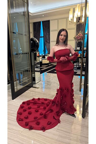 LAHFH red evening dress