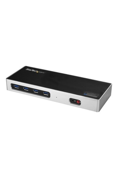 startech Stație de andocare pentru notebook, Thunderbolt 3, DK30A2DH, Negru/A...
