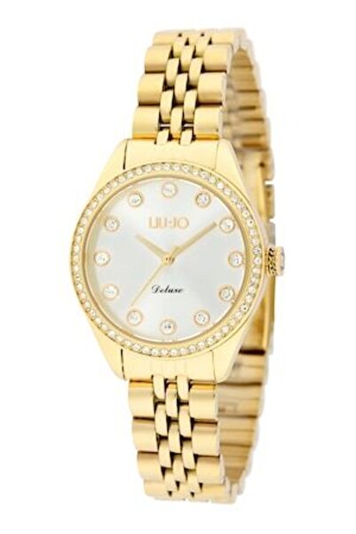 Liu Jo Stainless Steel Watch with Crystals, Gold
