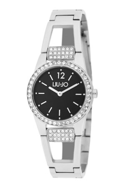 Liu Jo , Analog watch decorated with crystals, Silver