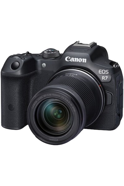 Canon Cameră foto EOS R7 mirrorless, 32,5 MP, neagră + obiectiv RF-S 18-150 mm S