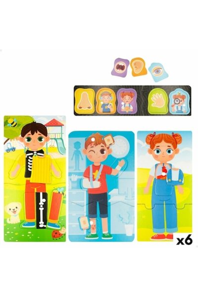 Lisciani Baby Doctor Educational Game Set, Montessori, Cardboard, 6 pcs, 22.5x0.5x47.5 cm