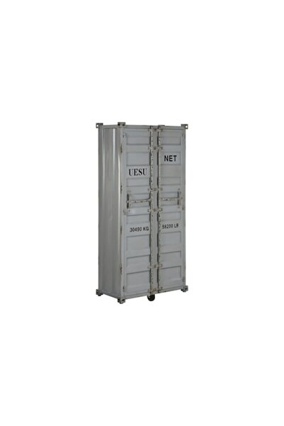 Home Esprit bottle rack, light blue, 76.5 x 41 x 157.5 cm