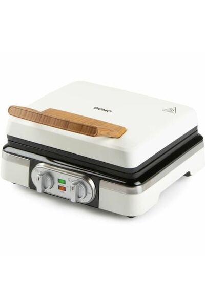 Domo Waffle Maker, white, 20x25 cm