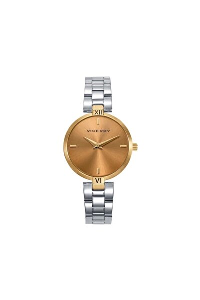 Viceroy Women's Watch 401300-97, Quartz, 30 mm, 3 ATM, Silver/Gold