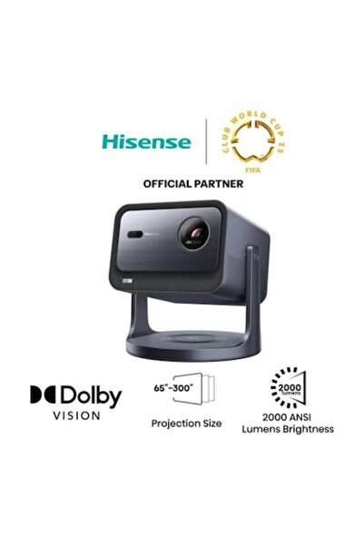 Hisense Proiector C2, 2000 lm, gri, conectivitate Wi-Fi, 16:9