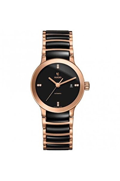 Rado Ceas unisex din oțel/ceramică automat negru