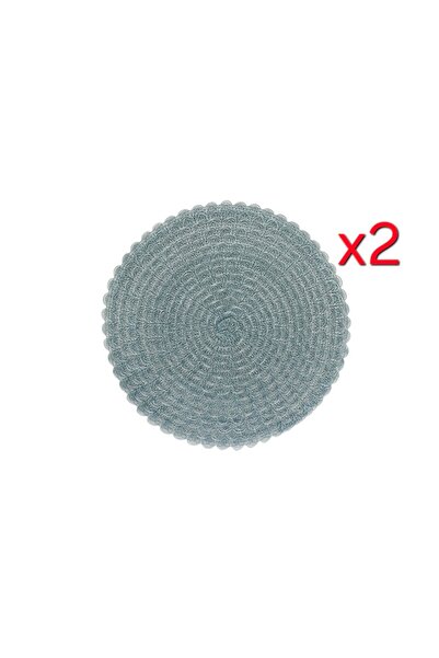 Porland Edna Mavi Amerikan Servis 2'li 38cm