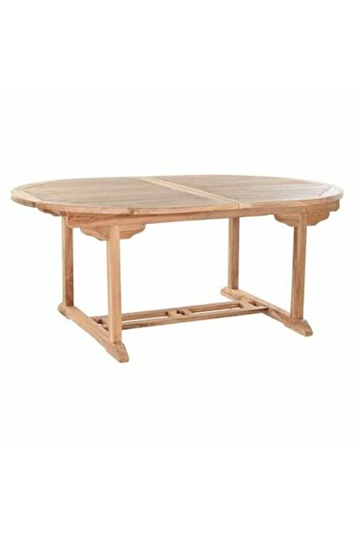 DKD Home Decor Masă extensibilă, lemn de tec, maro, 180x120x75 cm