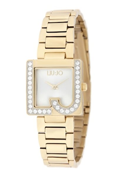 Liu Jo Quartz Watch with Crystals, Gold/Silver