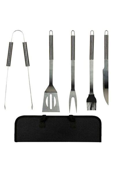 AKTİVE 5 seturi de ustensile pentru grătar, oțel inoxidabil și silicon, 7,5x3...