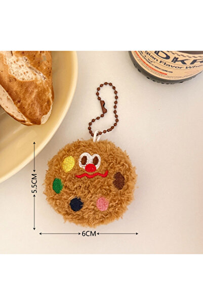 Choice Plush C 1/4 Pcs Cookie Plush Pendant Cute And Funny Food Doll Cartoon ...