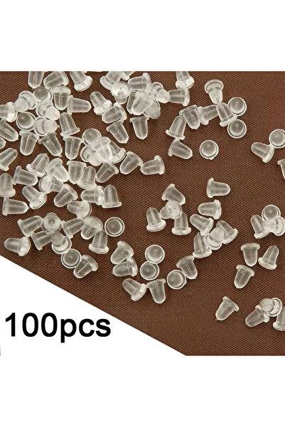 Choice سدادات أذن بلاستيكية بيضاء مقاس واحد 100 قطعة/مجموعة إكسسوارات مجوهرات...