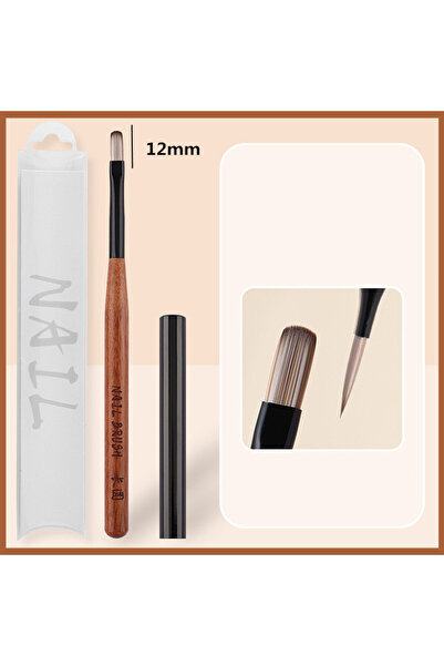 Choice G-B624-01 2Style Sandalwood Gel Painting Brush Nail Art For Gel Tip Ex...