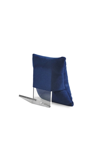 Choice وسادة عرض مجوهرات مخملية متعددة الألوان مع رف أزرق - منظم أساور الساعا...