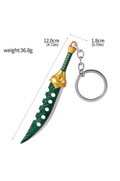 Choice24 K00581 Anime Seven Deadly Escanor Axe Opener Keychain Nanatsu no Tai...