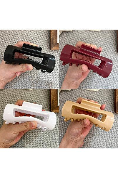 Choice 4 pcs set2 Cozy Squishy Soft Silicone Shark Clip Non Slip Durable Hair...