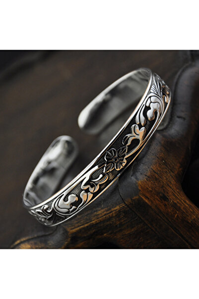 Choice YA1169-1 Classic Retro Fashion Silver Color Lotus Flower Bracelet for ...