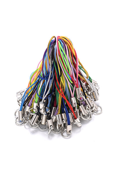 Choice مزيج عشوائي من 100 قطعة من حبل البوليستر المختلط من iYOE مع حلقة قفز ح...