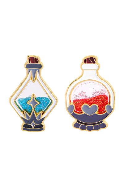 Choice دبابيس مطلية بالمينا اللامعة من TUTZ2966-2، شارة لعبة تقمص الأدوار، كي...