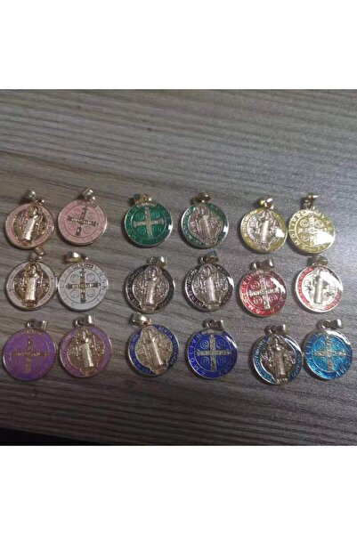 Choice مجموعة متنوعة من 12 قطعة من ميداليات القديس بنديكتين الكاثوليكية ذات ا...