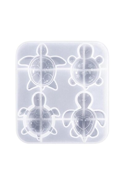 Choice 01 4 Style Cute Sea Turtle Silicone Mold for Resin Ocean Theme Keychain & Pendant Charm DIY Craft (B