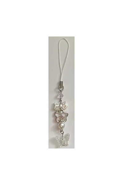Choice K-Butterfly-white Cute Handmade Butterfly Star Matching Phone Charm Pi...