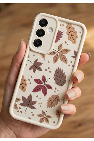 Rivor حافظة لهاتف سامسونج جالاكسي A55، غطاء سيليكون فاخر منقوش بنمط أوراق الخ...