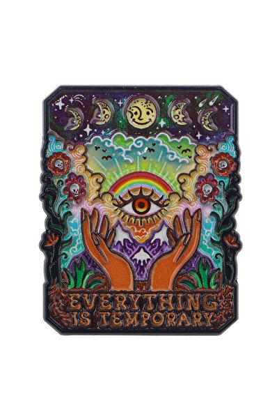 Choice 1 دبوس مينا لطيف عليه اقتباسات من حاوية القمامة، دبوس حيوانات كرتونية،...