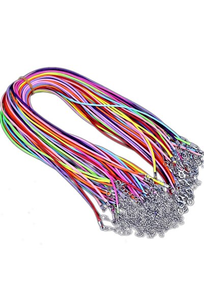 Choice 45 سم - 10 قطع 2 مم - مزيج عشوائي 10 قطع / مجموعة 1.5 / 2 مم قلادة حبل...