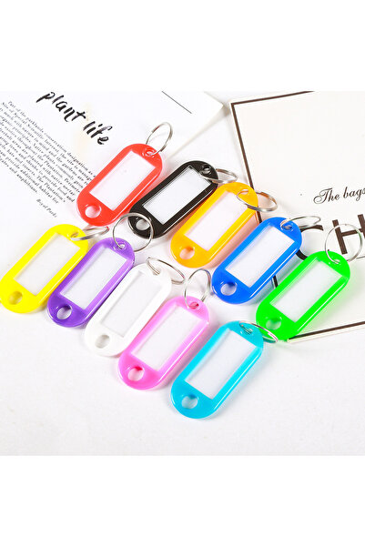 Choice 50 قطعة من الألوان المختلطة، 50 قطعة من سلسلة المفاتيح البلاستيكية الم...