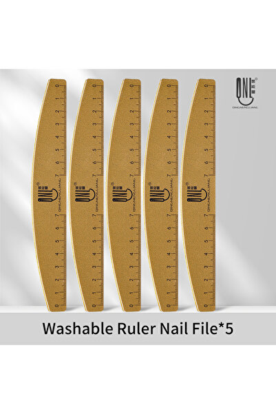 Choice مجموعة مبرد أظافر مكونة من 5 قطع، 1/2/5/10 قطع، مع مسطرة قابلة للغسل، ...