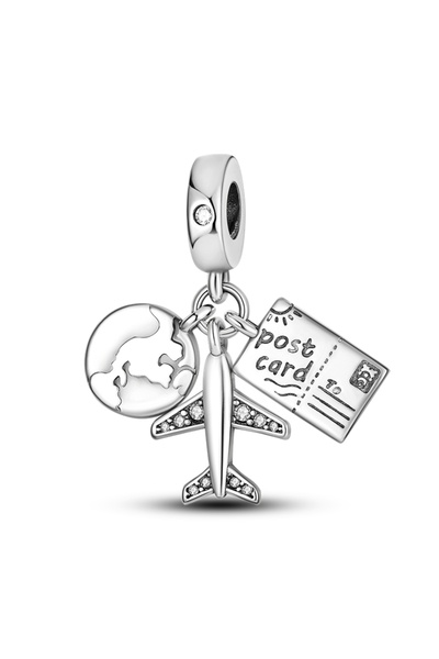 Choice KTC240 دلايات محظوظة على شكل عباد الشمس للسفر مطلية بالفضة تناسب السوا...