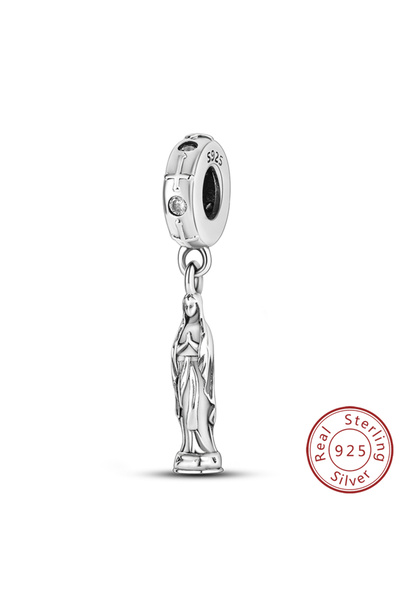 Choice KTC362 925 خرز فضي سحر عين الشيطان صليب الملاك سحر يناسب الأساور المعلقات السحر الأصلي