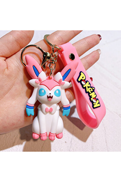 Miniso سلسلة مفاتيح بوكيمون الجديدة 2025 ZG0192 مقاس 6 سم، قلادة على شكل بطة ...