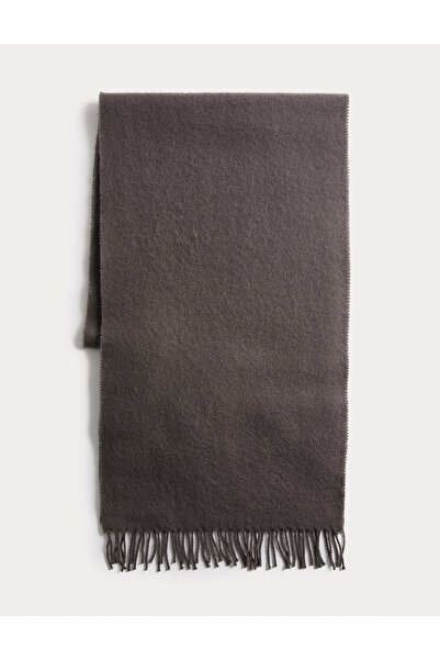 Marks & Spencer Yün Karışımlı Örgü Atkı