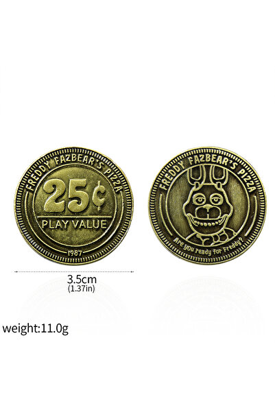 Miniso K00816-02 شخصيات لعبة أنمي على شكل عملة معدنية على شكل حيوان ثعلب، دعا...