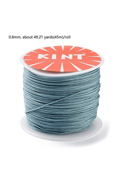 Choice AECH05-11868 1 لفة 100 متر/لفة 0.8 مم خيط نايلون خيط سوار خيط عقدة صينية أحمر